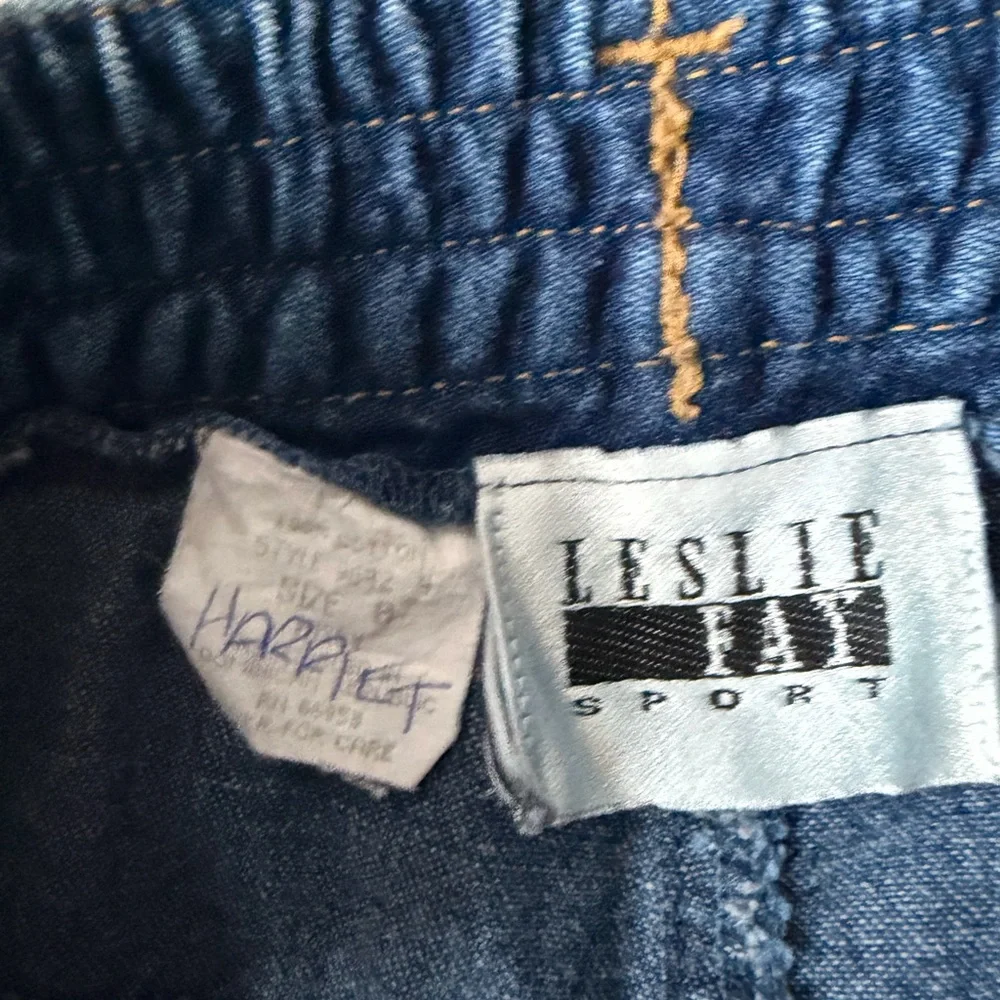 VTG Denim Midi Skirt Buttons - Picture 5 of 5